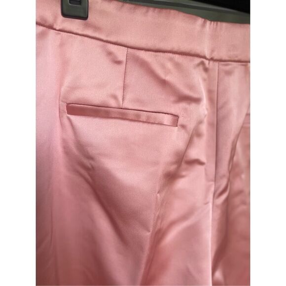 NWT JCrew Kate Straight Leg Satin Dress Pants Peach Pink 8T - Picture 11 of 16